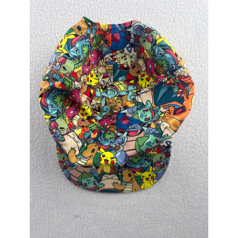 Pokemon All Over Print Snapback Hat‎ One Size Fits Most Adult